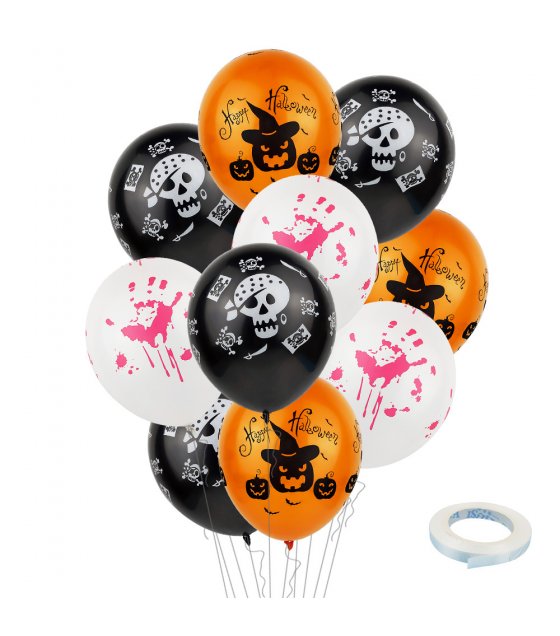 PS034 - Halloween Latex Balloon Set